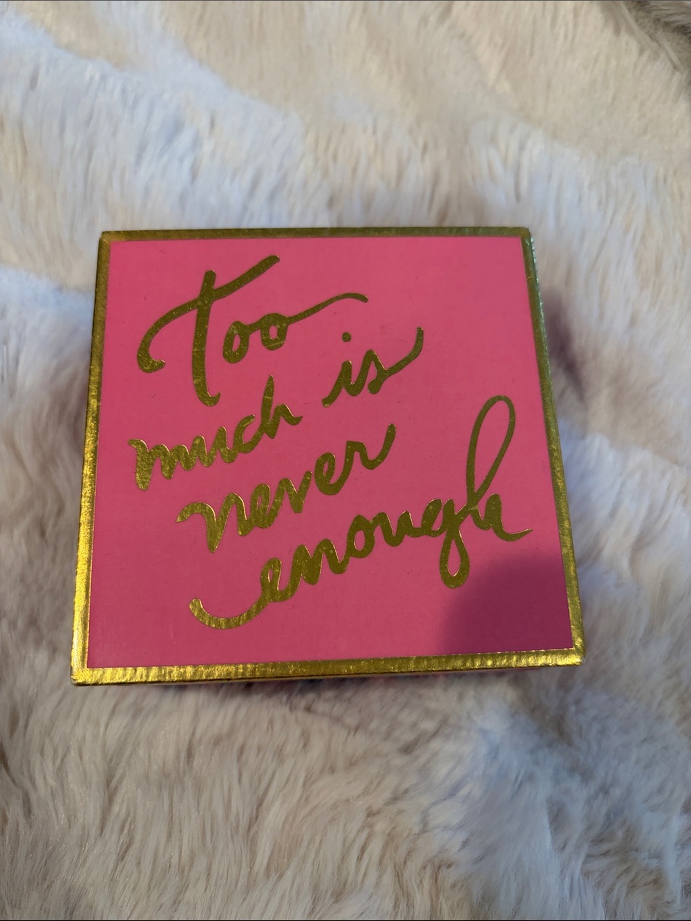Lilly Pulitzer Pink and Gold Decorative Trinket Box